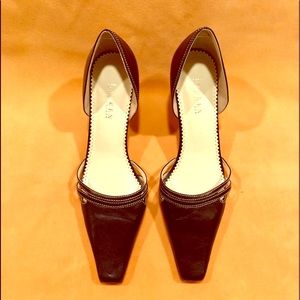 Ralph Lauren Black Leather Pumps